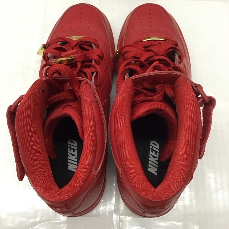 ナイキ NIKE スニーカー スニーカー 808788-981 AIR FORCE 1 28cm 28.0cm ロゴ、文字 赤 / レッド /  メンズ USED 古着 中古 10112174