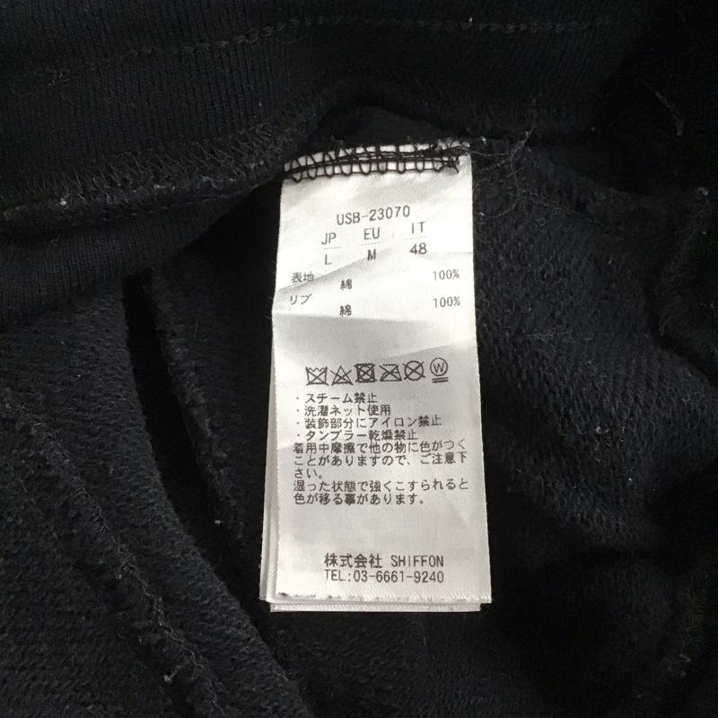 ウノピュウノウグァーレトレリラックス 1piu1uguale3 RELAX パンツ ワークパンツ、ペインターパンツ スウェットパンツ ワイドパンツ カジュアルパンツ L ロゴ、文字 黒 / ブラック /  メンズ USED 古着 中古 10149164