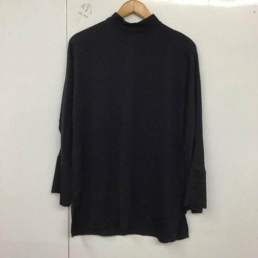 ザラウーマン ZARA WOMAN シャツ、ブラウス 長袖 長袖シャツ 無地シャツ スタンドカラーシャツ M 無地 紺 / ネイビー /  レディース USED 古着 中古 10129534