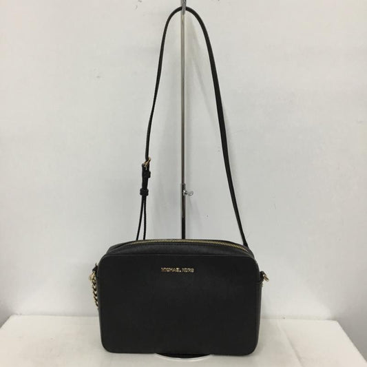 マイケルコース MICHAEL KORS ショルダーバッグ ショルダーバッグ 35T8GTTC9L レザ－ ロゴ、文字 黒 / ブラック / X 金 / ゴールド /  レディース USED 古着 中古 10149258