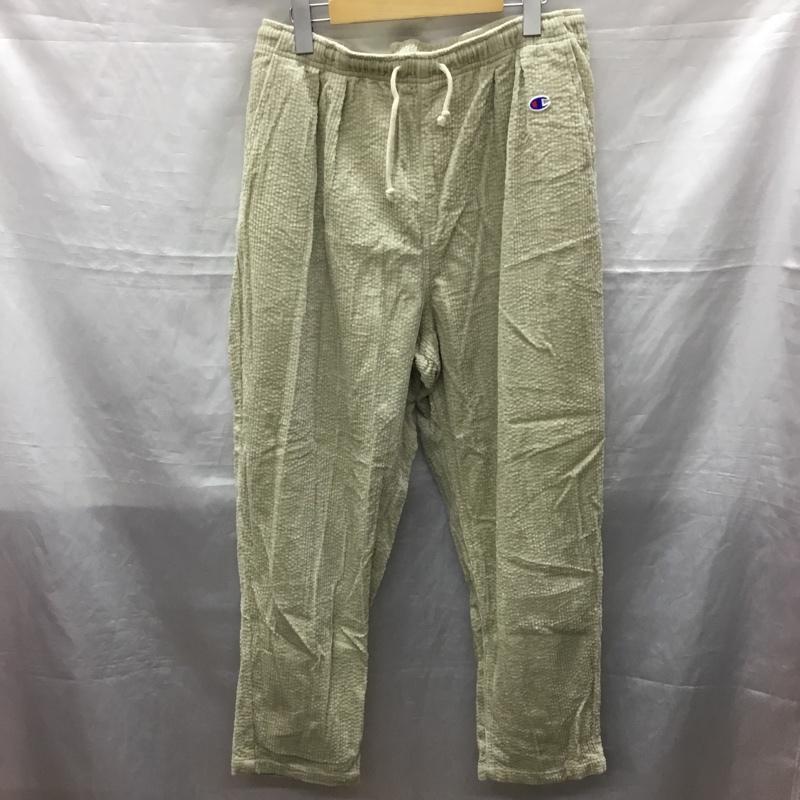 チャンピオン Champion パンツ ワークパンツ、ペインターパンツ c-3-u204 ボトム ワイドパンツ コーデュロイパンツ XL 無地 ベージュ / ベージュ /  メンズ USED 古着 中古 10121641