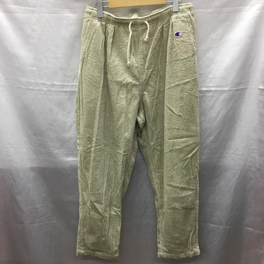 チャンピオン Champion パンツ ワークパンツ、ペインターパンツ c-3-u204 ボトム ワイドパンツ コーデュロイパンツ XL 無地 ベージュ / ベージュ /  メンズ USED 古着 中古 10121641