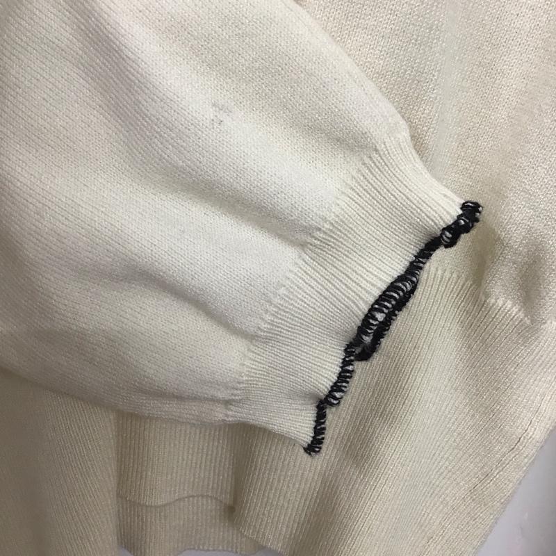 カスタネ Kastane カットソー 長袖 長袖カットソー リブニットカットソー FREE 無地 アイボリー / アイボリー /  レディース USED 古着 中古 10145074