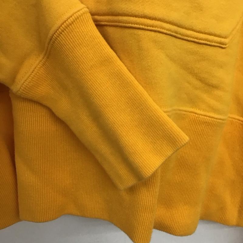 チャンピオン Campion パーカー 長袖 長袖パーカー プルオーバーパーカー スウェット L 無地 黄 / イエロー /  メンズ USED 古着 中古 10147868