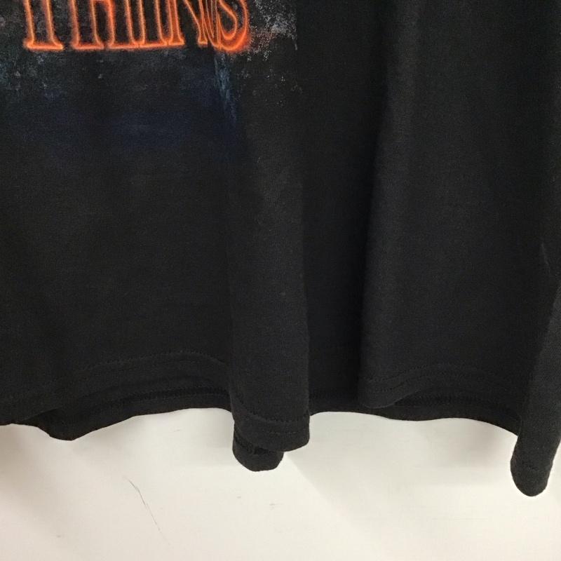 古着 USED Tシャツ 半袖 半袖カットソー プリントTシャツ クルーネックカットソー XL プリント 黒 / ブラック /  メンズ USED 古着 中古 10130111