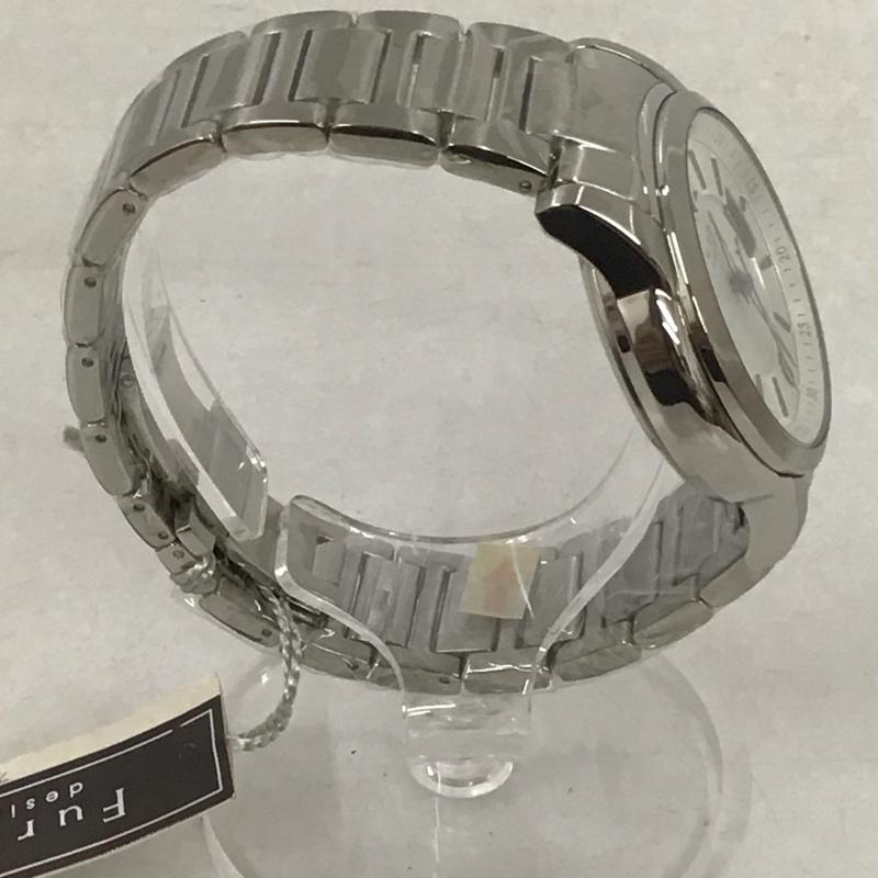 フルボデザイン Furbo design 腕時計 アナログ（自動巻き） F4006 ロゴ、文字 銀 / シルバー /  メンズ USED 古着 中古 10135243
