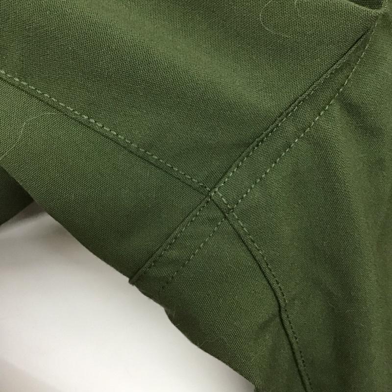 ジーユー GU パンツ ワークパンツ、ペインターパンツ 321-333494 ワイドパンツ カジュアルパンツ ワークパンツ L 無地 カーキ / カーキ /  メンズ USED 古着 中古 10143218
