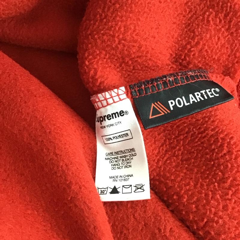 シュプリーム Supreme トレーナー 長袖 18-19aw ボックスロゴポーラテックフリース 長袖スウェット L ロゴ、文字 赤 / レッド /  メンズ USED 古着 中古 10145848