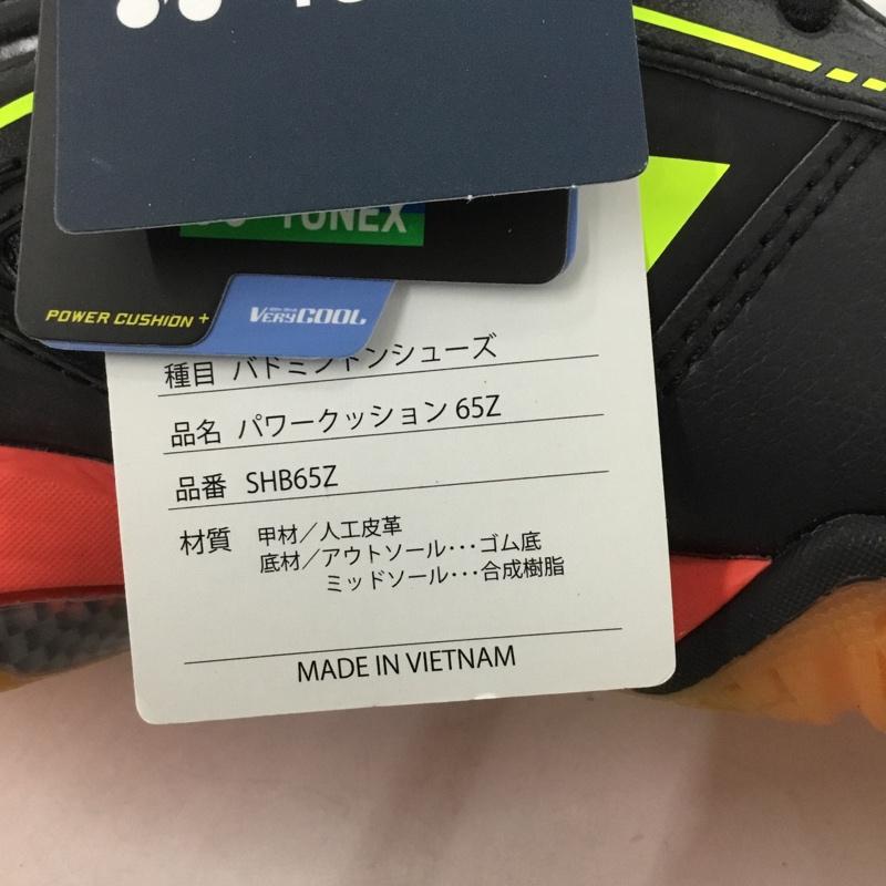 ヨネックス YONEX スニーカー スニーカー SHB65Z パワークッション65Z 24cm バドミントンシューズ 箱有 24.0cm ロゴ、文字 黒 / ブラック / X 赤 / レッド / X 黄 / イエロー /  レディース USED 古着 中古 10149910