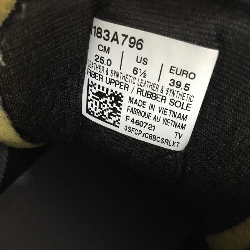 オニツカタイガー ONITSUKA TIGER スニーカー スニーカー 1183A796 DENTIGRE LL ハイカット 25cm 25.0cm  黒 / ブラック / X 灰 / グレー /  レディース USED 古着 中古 10147132