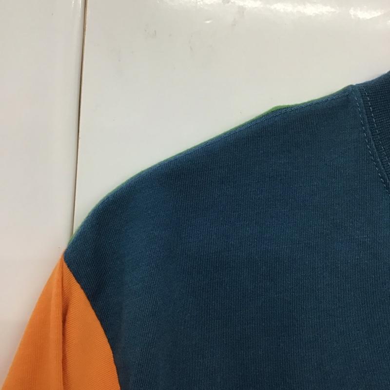 ゴースローキャラバン go slow caravan Tシャツ 半袖 4 ロゴ、文字 X プリント マルチカラー / マルチカラー /  メンズ USED 古着 中古 10130168