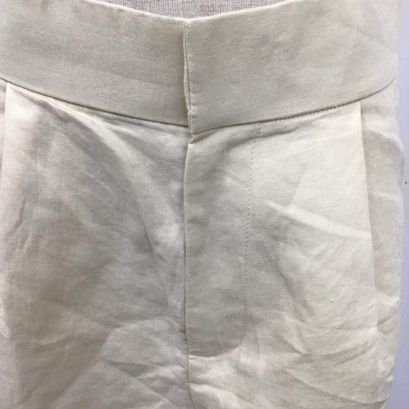 ザラ ZARA パンツ ショートパンツ 4432 201 727 キュロット M 無地 アイボリー / アイボリー /  レディース USED 古着 中古 10112352