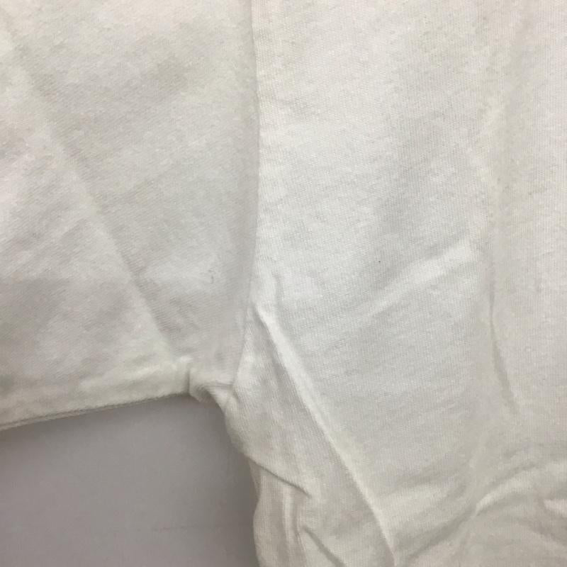 ナイキ NIKE Tシャツ 半袖 半袖カットソー プリントTシャツ クルーネックカットソー L ロゴ、文字 白 / ホワイト /  メンズ USED 古着 中古 10139292