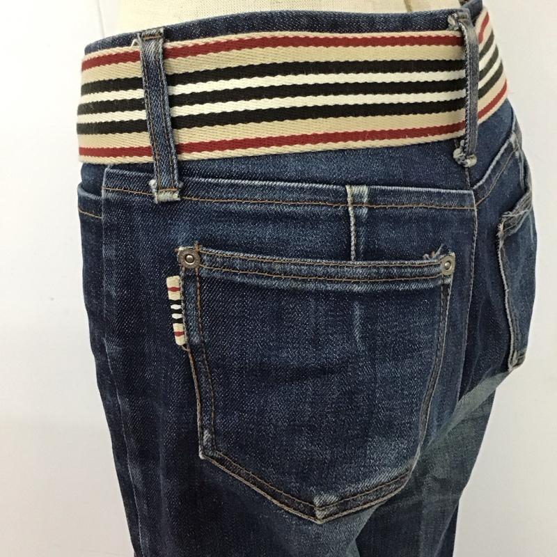 バーバリーブルーレーベル BURBERRY BLUE LABEL パンツ デニム、ジーンズ 34 無地 インディゴ / インディゴ /  レディース USED 古着 中古 10121732
