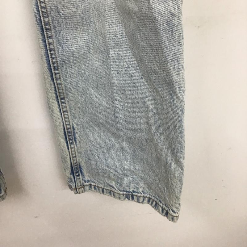 ザラ ZARA パンツ デニム、ジーンズ デニムパンツ ワイドパンツ カジュアルパンツ 38インチ 無地 インディゴ / インディゴ /  レディース USED 古着 中古 10128757