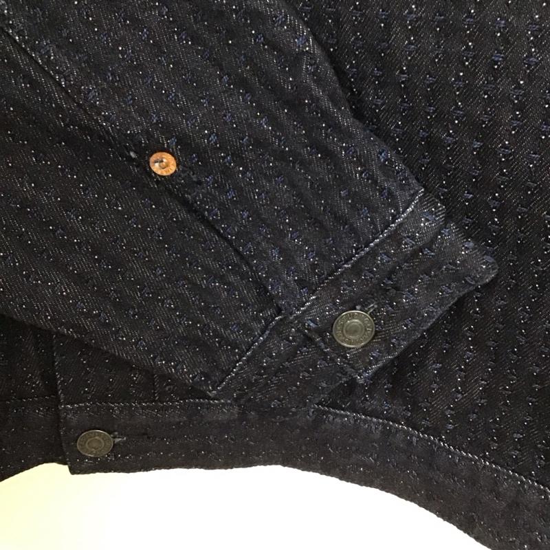 スタディオダルチザン STUDIOD ARTISAN&SA ジャケット、上着 ジャケット、ブレザー d4549 SASHIKODENIMジャケット 刺し子 2nd デニムジャケット 44 総柄 インディゴ / インディゴ /  メンズ USED 古着 中古 10129285
