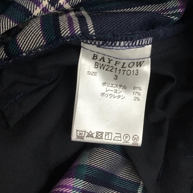 ベイフロー BAYFLOW パンツ スラックス BW2211T013 タグ付き M チェック マルチカラー / マルチカラー /  レディース USED 古着 中古 10112140