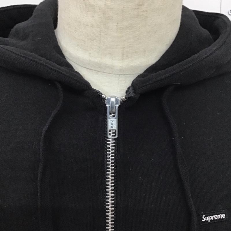 シュプリーム Supreme パーカー 長袖 2017ss 長袖パーカー ジップアップパーカー S ロゴ、文字 黒 / ブラック /  メンズ USED 古着 中古 10124267