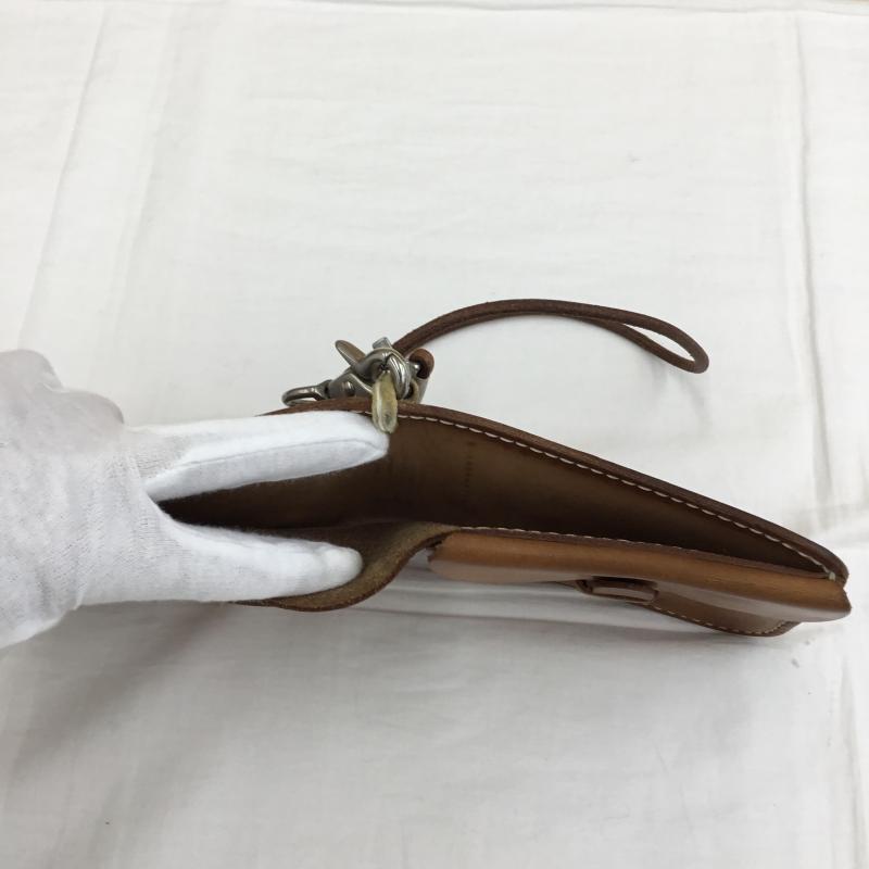 ユーズドクロージング used clothes 財布 二つ折り 黒羽 無地 茶 / ブラウン /  メンズ USED 古着 中古 10136218