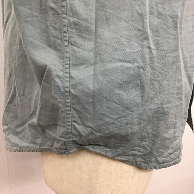 アーバンリサーチドアーズ URBAN RESEARCH DOORS シャツ、ブラウス 長袖 DR14-13Y405 ライトオックスバンドカラーシャツ 40 無地 水色 / ライトブルー /  メンズ USED 古着 中古 10118324