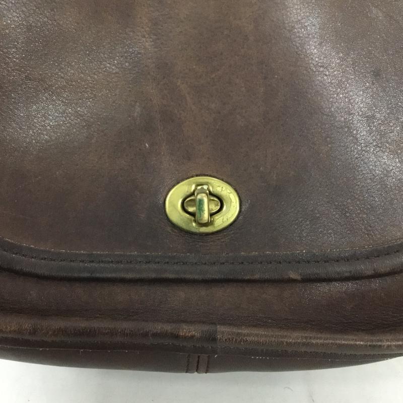 コーチ COACH ショルダーバッグ ショルダーバッグ 9965 レザー 無地 茶 / ブラウン /  レディース USED 古着 中古 10141946