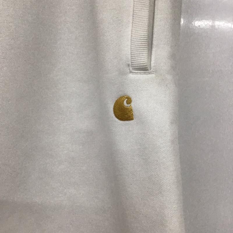 カーハート Carhartt パンツ ショートパンツ I028950 スウェット 裏起毛 CHASE SWEAT SHORT XL ワンポイント 白 / ホワイト /  メンズ USED 古着 中古 10112681
