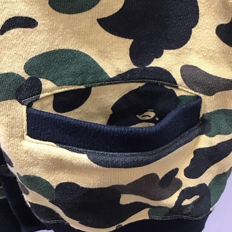 ベイプキッズ BAPEKIDS カーディガン 長袖 長袖スウェットカーディガン 前開きスウェット カーディガン 120cm カモフラージュ柄・迷彩 マルチカラー / マルチカラー /  ボーイズ USED 古着 中古 10111665