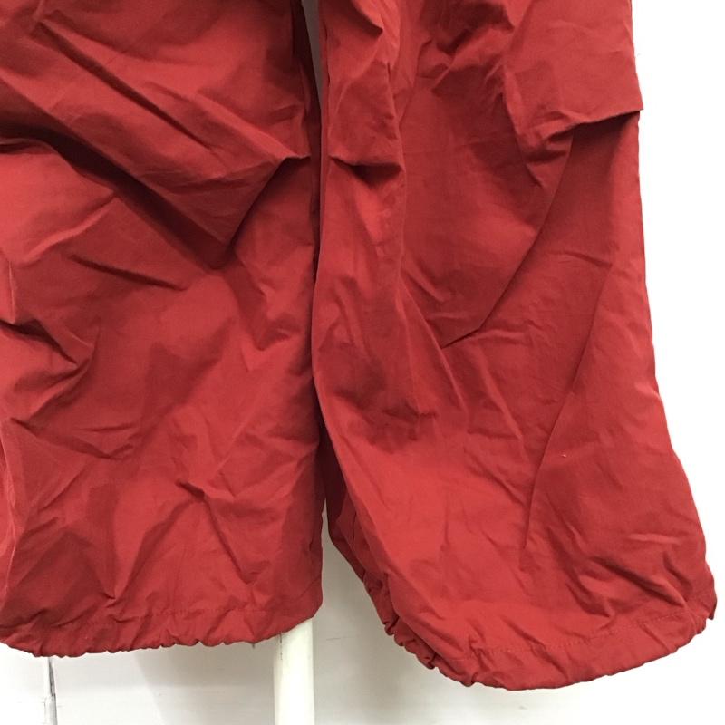 マウジー MOUSSY ボトムス ボトムス 010FSK30-1400 DRAWSTRING TUCK PANTS タックパンツ 1 無地 赤 / レッド /  レディース USED 古着 中古 10120871