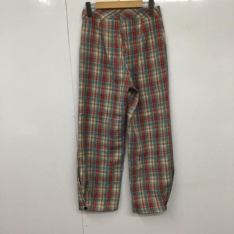 アビトーキョー ABITOKYO パンツ スラックス S チェック マルチカラー / マルチカラー /  レディース USED 古着 中古 10130989