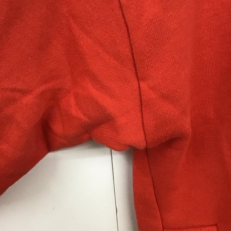 ローリーズファーム LOWRYS FARM パーカー 長袖 フーディ M 無地 赤 / レッド /  レディース USED 古着 中古 10130302