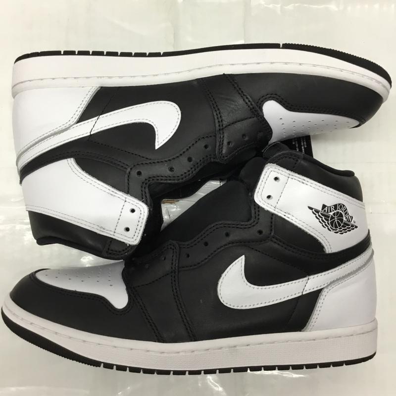 ナイキ NIKE スニーカー スニーカー DZ5485-010 AIR JORDAN 1 RETRO HIGH OG 28.5cm 箱有 28.5cm ロゴ、文字 黒 / ブラック / X 白 / ホワイト /  メンズ USED 古着 中古 10107876
