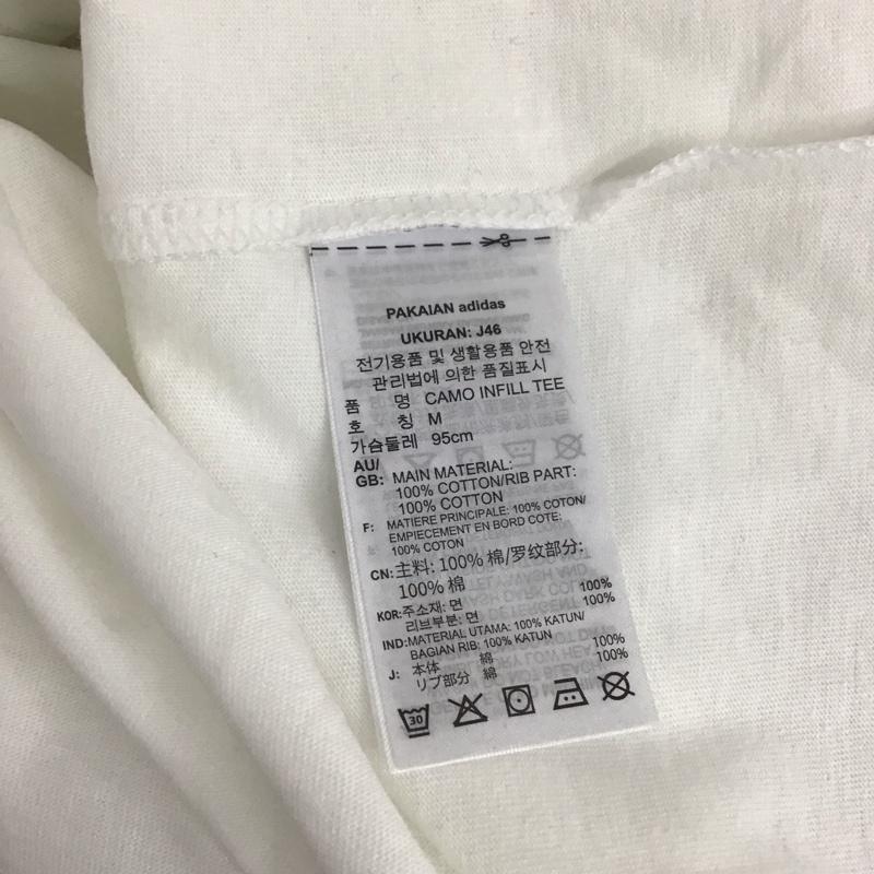 アディダス adidas Tシャツ 半袖 hf4892 グラフィックカモインフィル半袖Tシャツ M ロゴ、文字 白 / ホワイト /  メンズ USED 古着 中古 10148053