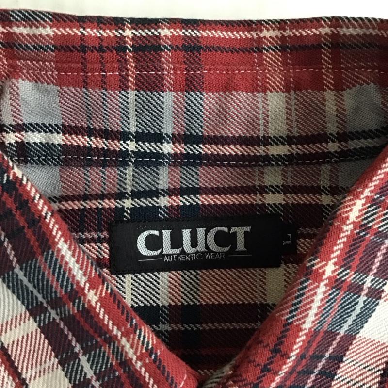 クラクト CLUCT シャツ、ブラウス 長袖 ボタンダウン ワークシャツ ワッペン L チェック マルチカラー / マルチカラー /  メンズ USED 古着 中古 10121374