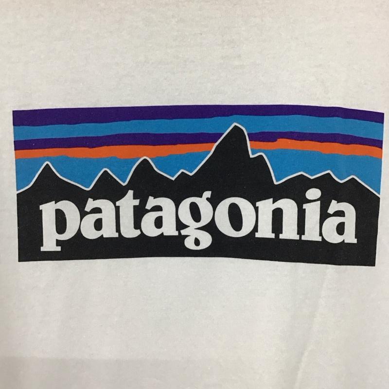 パタゴニア patagonia Tシャツ 半袖 38504sp20 バックプリントTシャツ 半袖カットソー M ロゴ、文字 白 / ホワイト /  メンズ USED 古着 中古 10150386