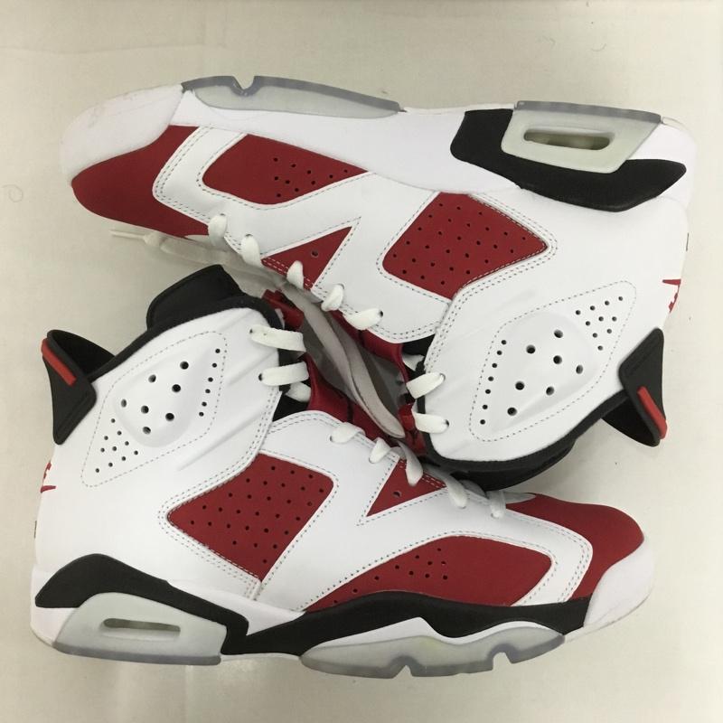 ナイキ NIKE スニーカー スニーカー CT8529-106 AIR JORDAN 6 RETRO 28cm 箱有 28.0cm ロゴ、文字 白 / ホワイト / X 黒 / ブラック / X 赤 / レッド /  メンズ USED 古着 中古 10128885
