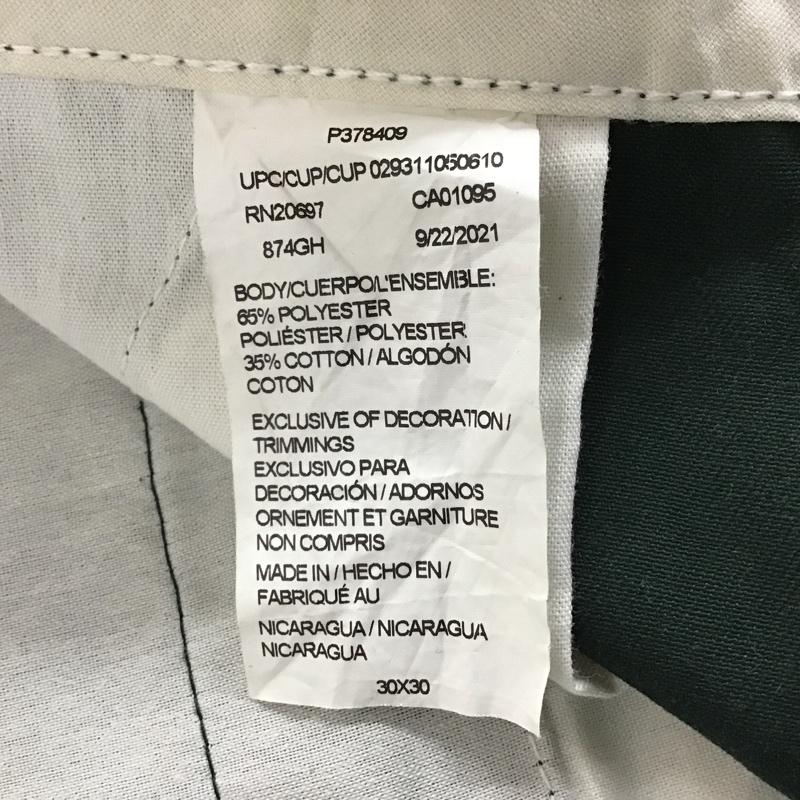 ディッキーズ Dickies パンツ ワークパンツ、ペインターパンツ センタータックパンツ ワイドパンツ ワークパンツ カジュアルジーンズ 30インチ 無地 緑 / グリーン /  メンズ USED 古着 中古 10105594