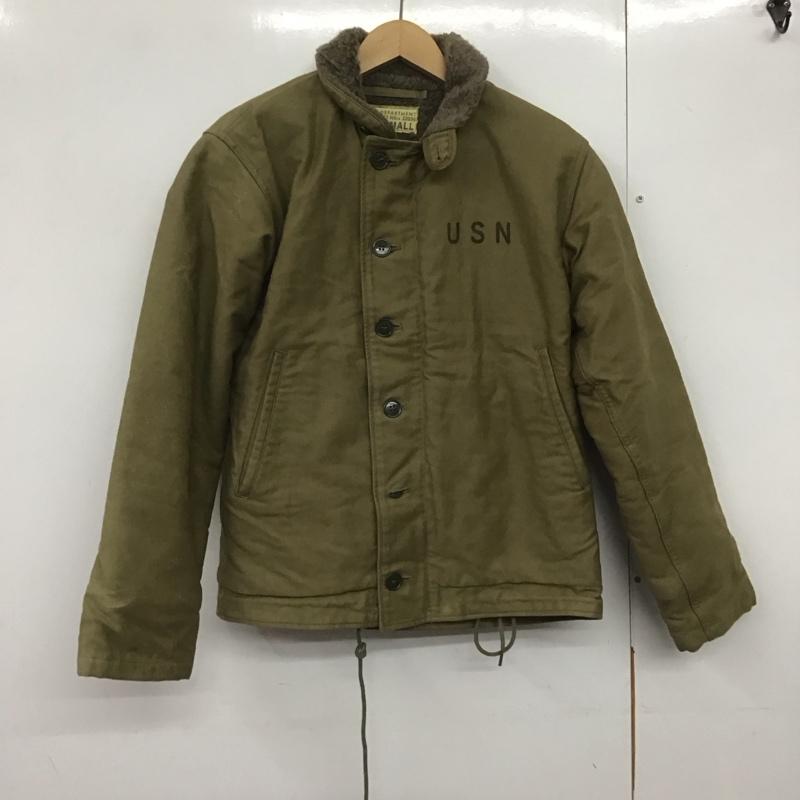 テーラートウヨウ TAILOR TOYO ジャケット、上着 ジャケット、ブレザー ミリタリージャケット 前ボタンジャケット スタンドネック S ロゴ、文字 カーキ / カーキ /  メンズ USED 古着 中古 10141392
