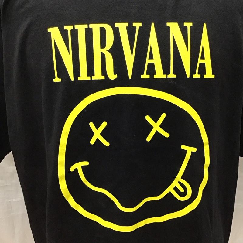 古着 USED Tシャツ 半袖 バンドTシャツ NIRVANA ロゴ、文字 黒 / ブラック /  メンズ USED 古着 中古 10117072