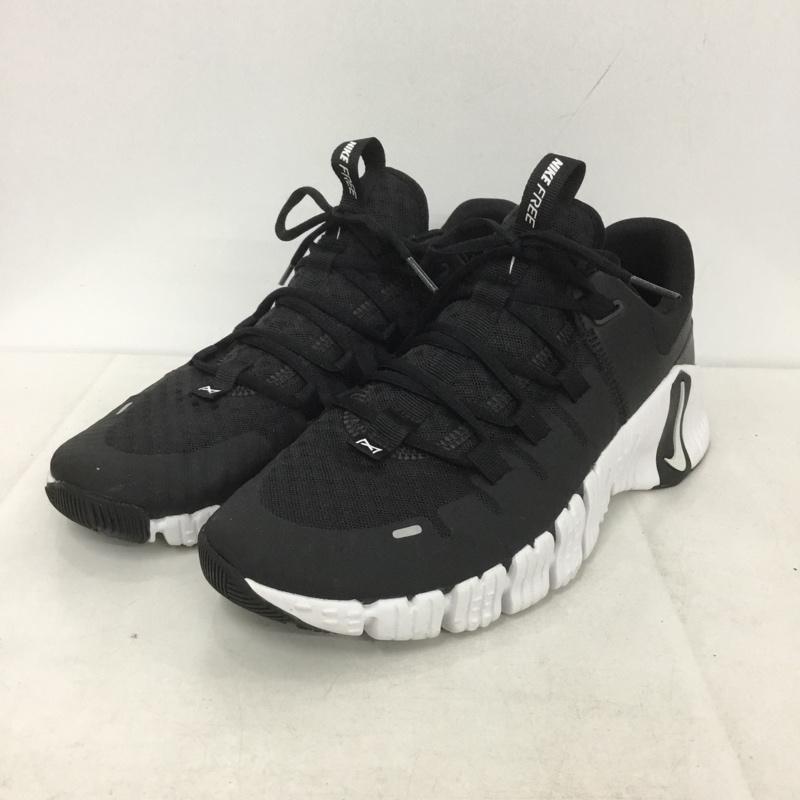 ナイキ NIKE スニーカー スニーカー DV3949-001 FREE METCON 5 27.5cm 27.5cm ロゴ、文字 黒 / ブラック / X 白 / ホワイト /  メンズ USED 古着 中古 10141585