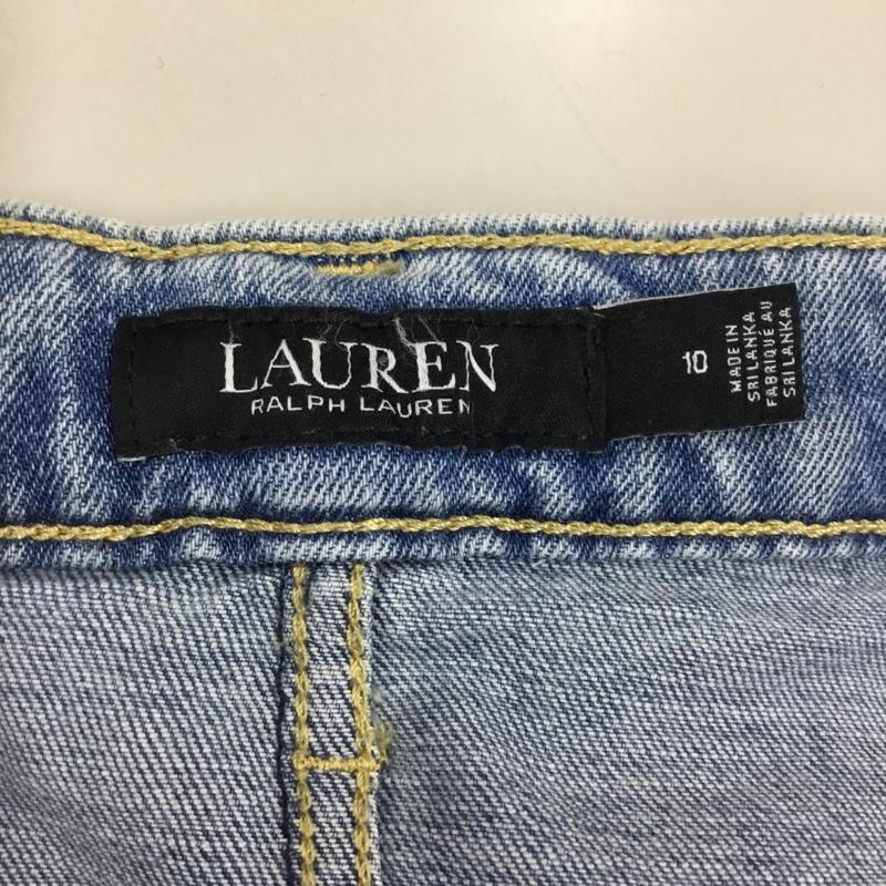 ローレンラルフローレン LAUREN RALPH LAUREN パンツ デニム、ジーンズ 無地 水色 / ライトブルー /  メンズ USED 古着 中古 10110634