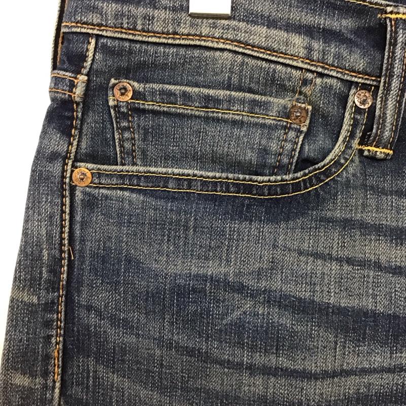 リーバイストラウスアンドコー Levi Strauss & co. パンツ デニム、ジーンズ デニムパンツ ワイドパンツ カジュアルパンツ ストレッチパンツ 34インチ 無地 インディゴ / インディゴ /  メンズ USED 古着 中古 10136581