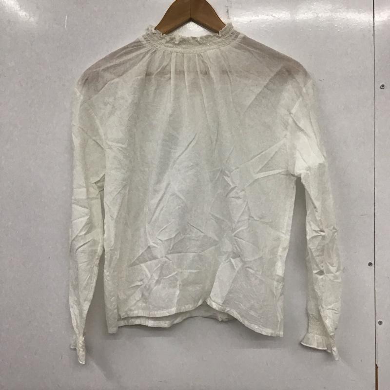 エヘカソポ ehka sopo カットソー 長袖 M 無地 白 / ホワイト /  レディース USED 古着 中古 10140391