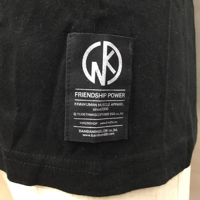 古着 USED Tシャツ 半袖 キン肉マン M キャラクター 黒 / ブラック /  メンズ USED 古着 中古 10111348