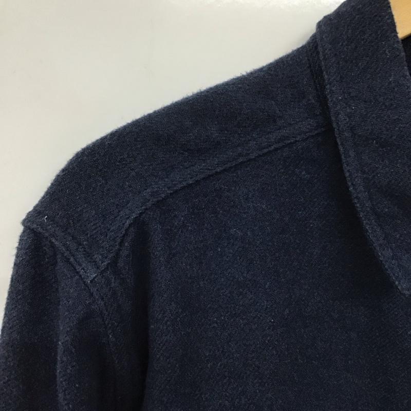 パタゴニア patagonia シャツ、ブラウス 長袖 長袖シャツ 無地シャツ カラーシャツ L 無地 紺 / ネイビー /  メンズ USED 古着 中古 10139846