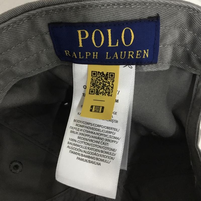 ポロバイラルフローレン Polo by RALPH LAUREN 帽子 キャップ コットン ワンポイント 灰 / グレー /  レディース USED 古着 中古 10141645