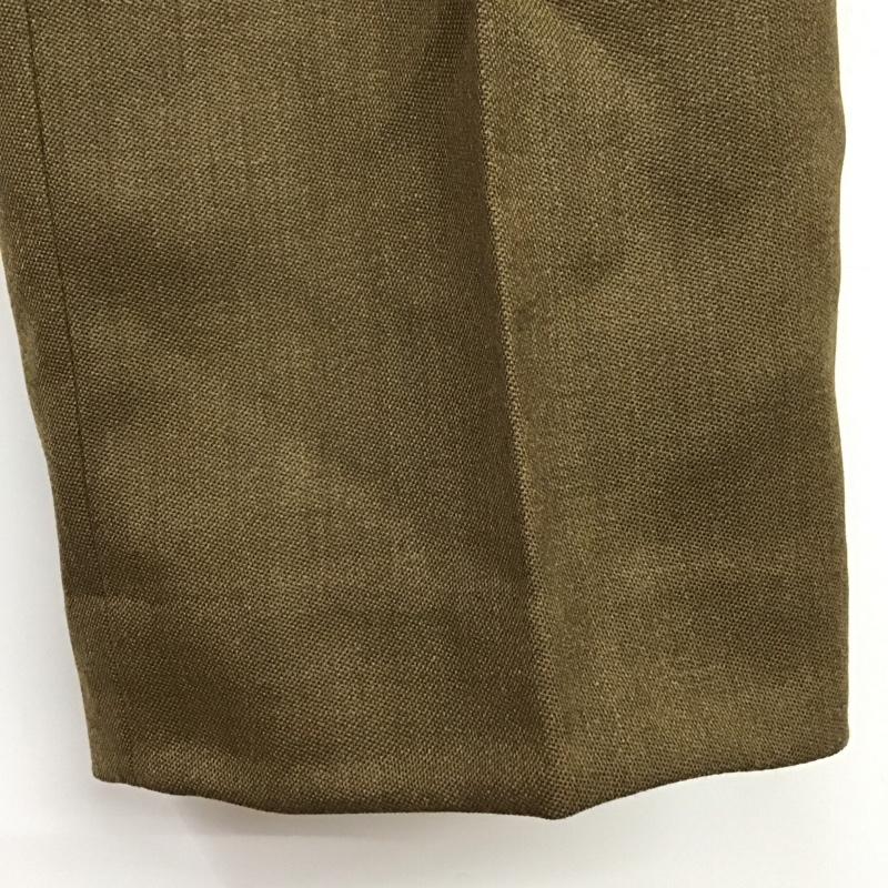 ミリタリー ミリタリー パンツ スラックス British Army Barrack Dress イギリス軍　バラックドレス　トラウザー 無地 茶 / ブラウン /  メンズ USED 古着 中古 10114422