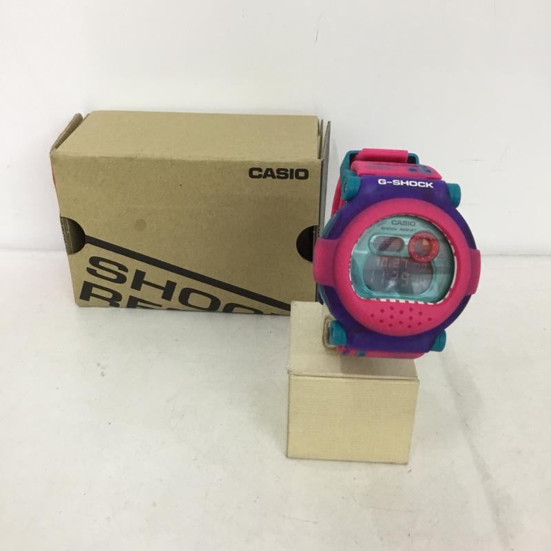ジーショック G-SHOCK 腕時計 デジタル 2022DJ15804 GA-B001 箱有 ロゴ、文字 桃 / ピンク / X 紫 / パープル / X 水色 / ライトブルー /  メンズ USED 古着 中古 10140614