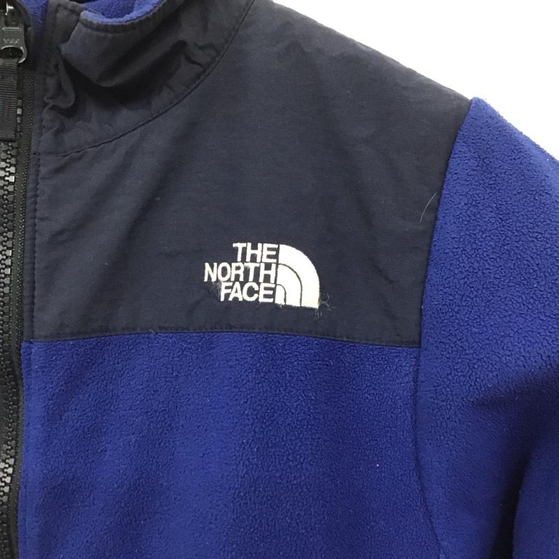 ザノースフェイス THE NORTH FACE ジャケット、上着 ジャケット、ブレザー naj71883 フリースジャケット ジップアップジャケット 140cm ロゴ、文字 青 / ブルー /  ボーイズ USED 古着 中古 10145501
