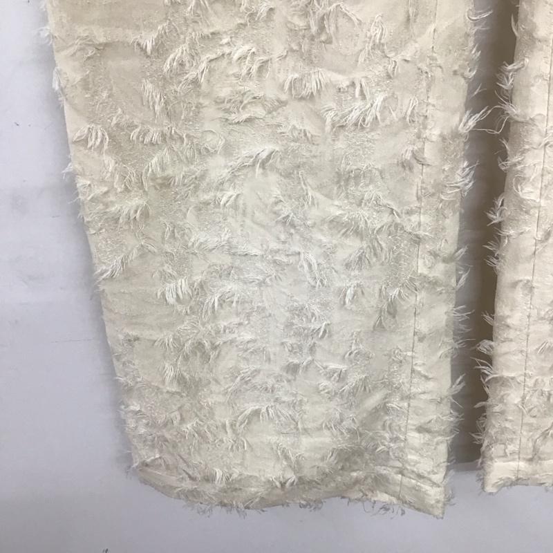 レイビームス Ray BEAMS パンツ スラックス 1 無地 アイボリー / アイボリー /  レディース USED 古着 中古 10141608
