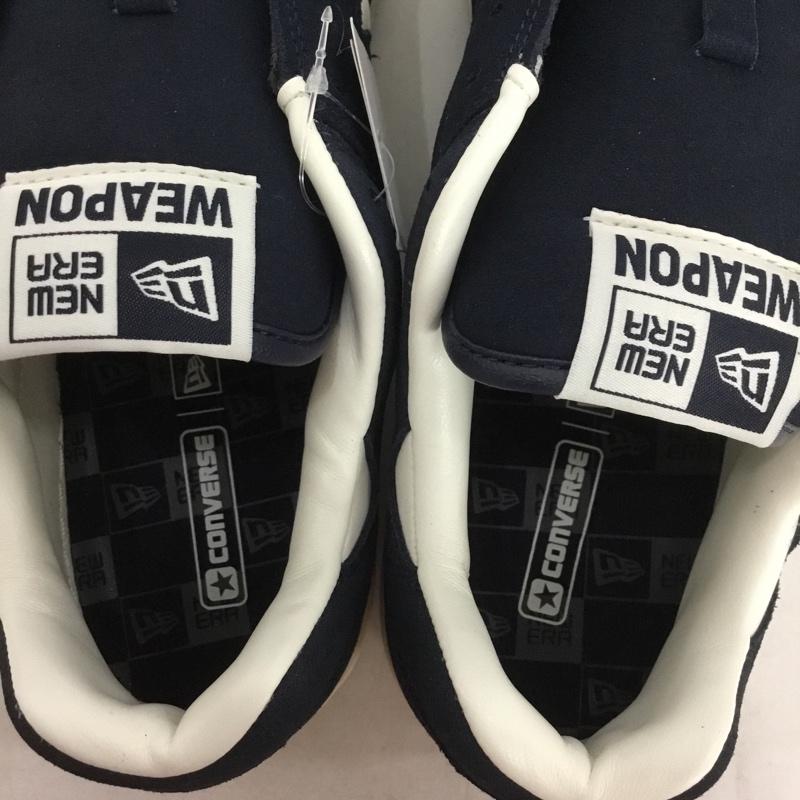 コンバース CONVERSE スニーカー スニーカー 33701950 WEAPON SUEDE OX NE NEW ERA 28cm 箱有 28.0cm ワンポイント 紺 / ネイビー /  メンズ USED 古着 中古 10140595